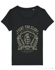 Tricou STANLEY STELLA dama Fight for glory Negru