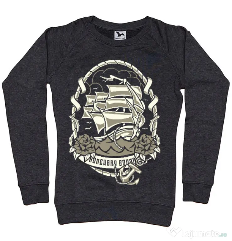 Bluza ADLER dama Ship Negru melanj