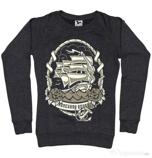 Bluza ADLER dama Ship Negru melanj
