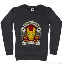 Bluza ADLER dama Genius Billionaire Negru melanj