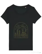 Tricou STANLEY STELLA dama Into the Mountain Negru