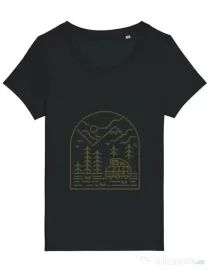 Tricou STANLEY STELLA dama Into the Mountain Negru