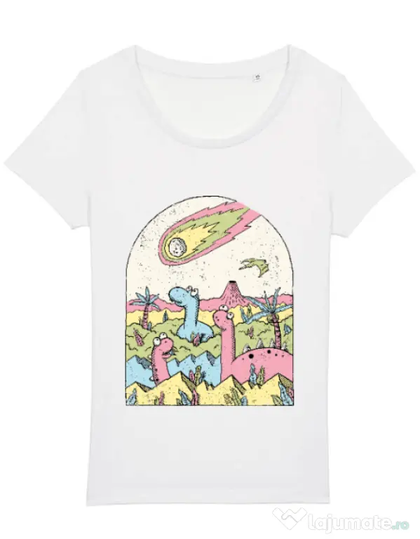 Tricou STANLEY STELLA dama Asteroid Alb