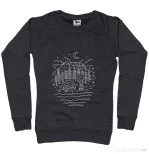 Bluza ADLER dama The Great Outdoors Negru melanj