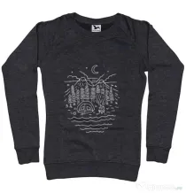 Bluza ADLER dama The Great Outdoors Negru melanj