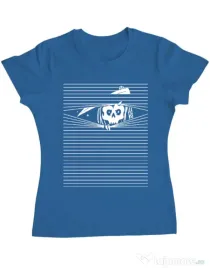 Tricou ADLER dama Lurk Albastru azuriu