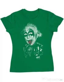 Tricou ADLER dama Albert Rockeinstein Verde mediu