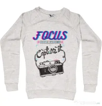 Bluza ADLER dama Focus and than Capture it Migdala melanj