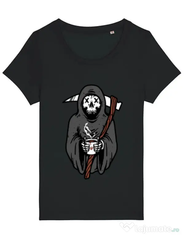 Tricou STANLEY STELLA dama Coffee Reaper Negru