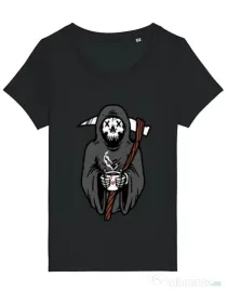 Tricou STANLEY STELLA dama Coffee Reaper Negru