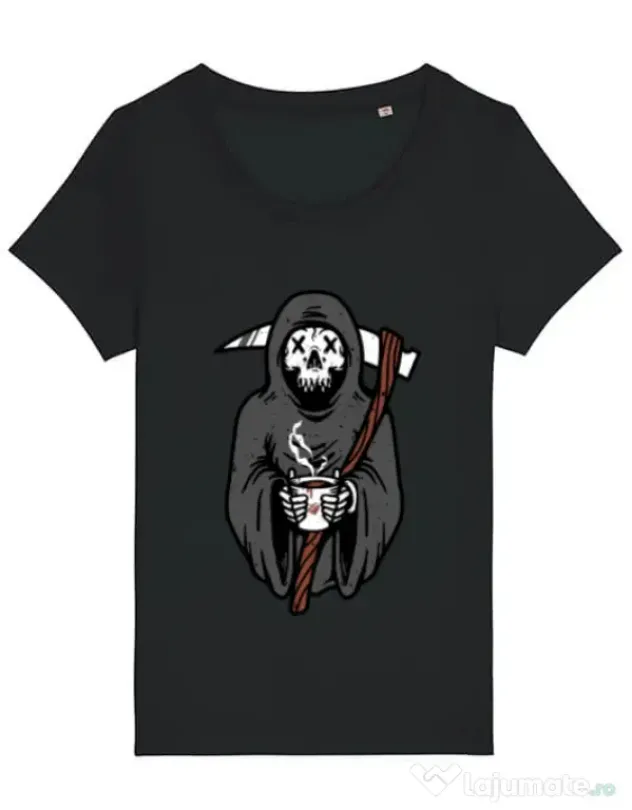 Tricou STANLEY STELLA dama Coffee Reaper Negru