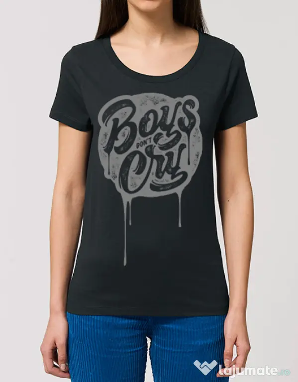 Tricou STANLEY STELLA dama Boys Dont Cry Negru