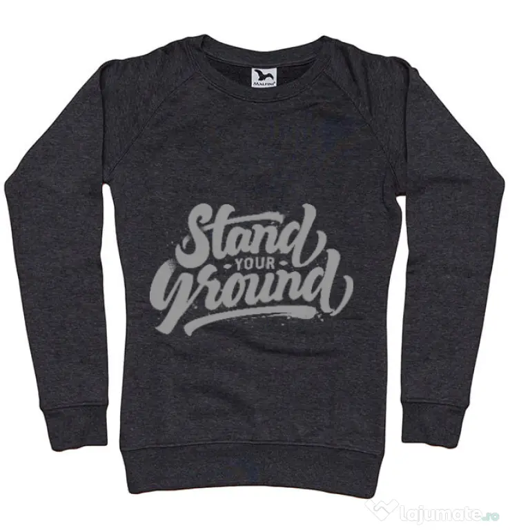 Bluza ADLER dama Stand Your Ground Negru melanj