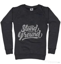 Bluza ADLER dama Stand Your Ground Negru melanj