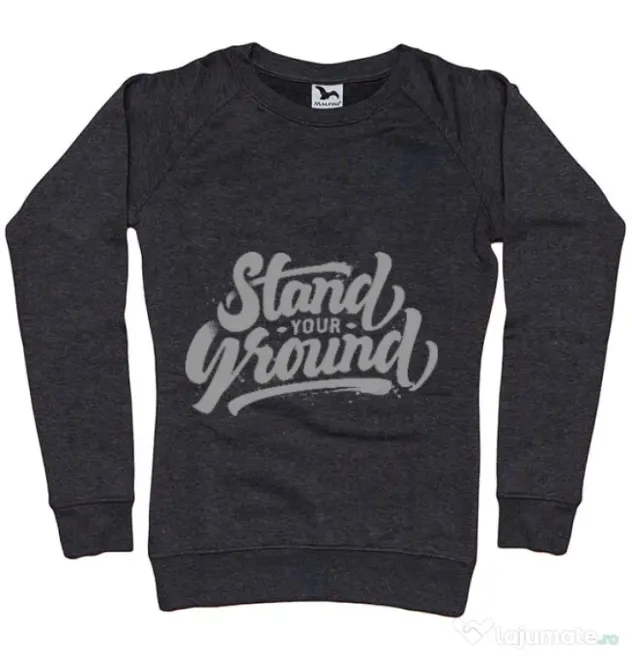 Bluza ADLER dama Stand Your Ground Negru melanj