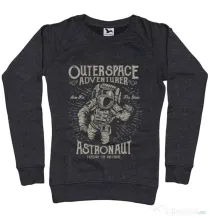 Bluza ADLER dama Astronaut Negru melanj