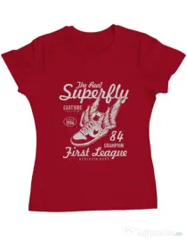Tricou ADLER dama Superfly Rosu