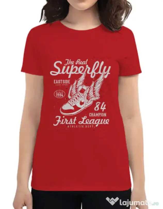 Tricou ADLER dama Superfly Rosu