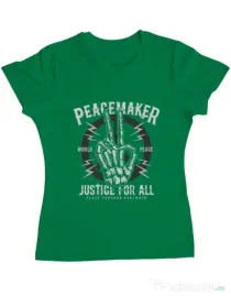 Tricou ADLER dama Peace Maker Verde mediu