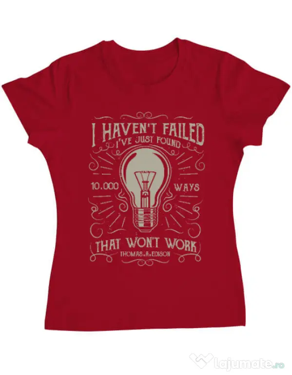 Tricou ADLER dama 10000 Ways Rosu
