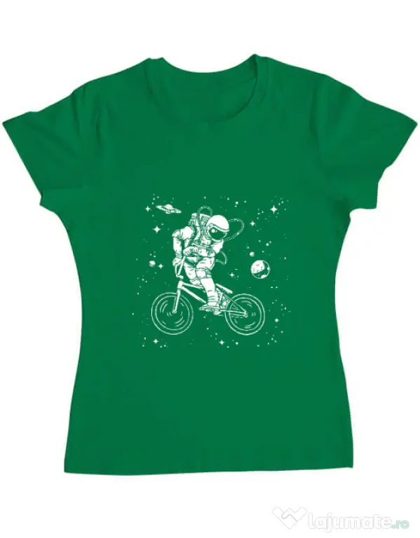 Tricou ADLER dama Astronaut Bmx Verde mediu