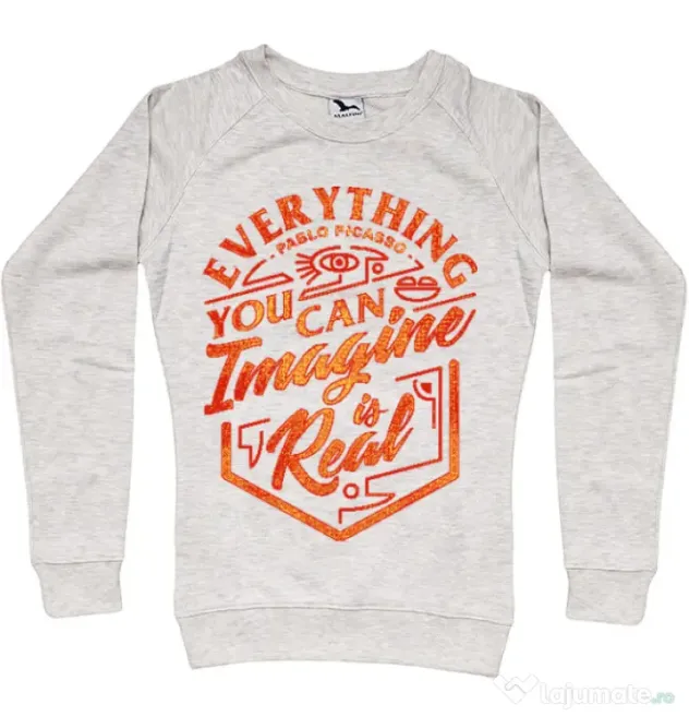 Bluza ADLER dama Everything You Can Imagine is Real Migdala melanj