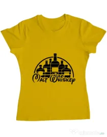 Tricou ADLER dama Whiskey Galben