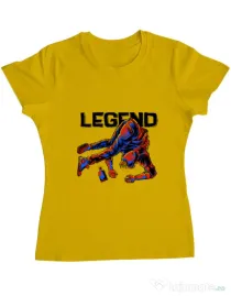 Tricou ADLER dama LEGEND Galben