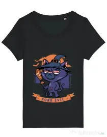 Tricou STANLEY STELLA dama Purr halloween Negru