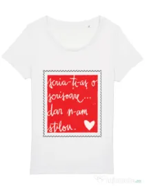 Tricou STANLEY STELLA dama Nu am stilou Alb