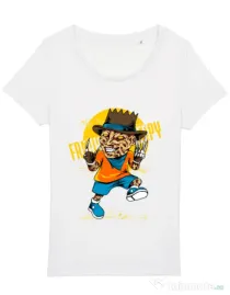 Tricou STANLEY STELLA dama The nightmare Alb