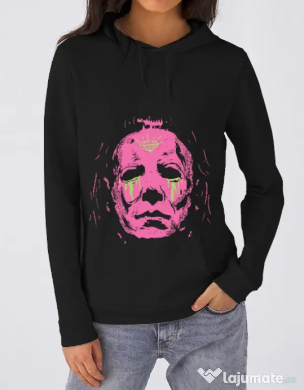 Hoodie dama cu gluga Come On Sweetie Pie Negru