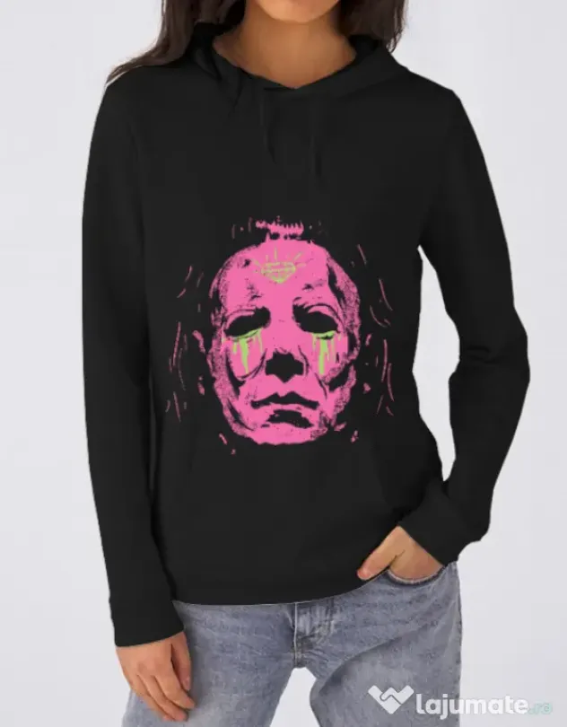 Hoodie dama cu gluga Come On Sweetie Pie Negru
