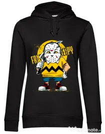 Hoodie dama cu gluga Bad boy Negru