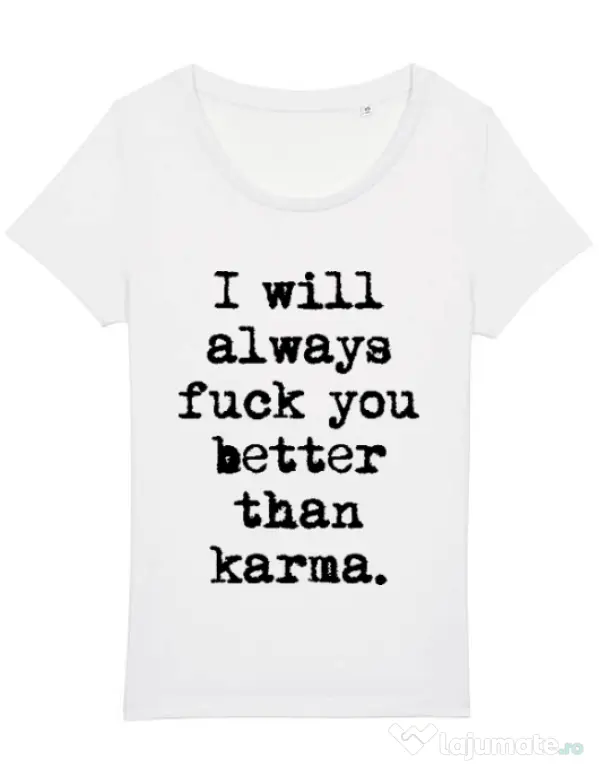 Tricou STANLEY STELLA dama Better than karma Alb