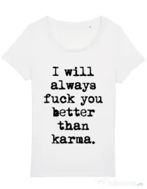 Tricou STANLEY STELLA dama Better than karma Alb