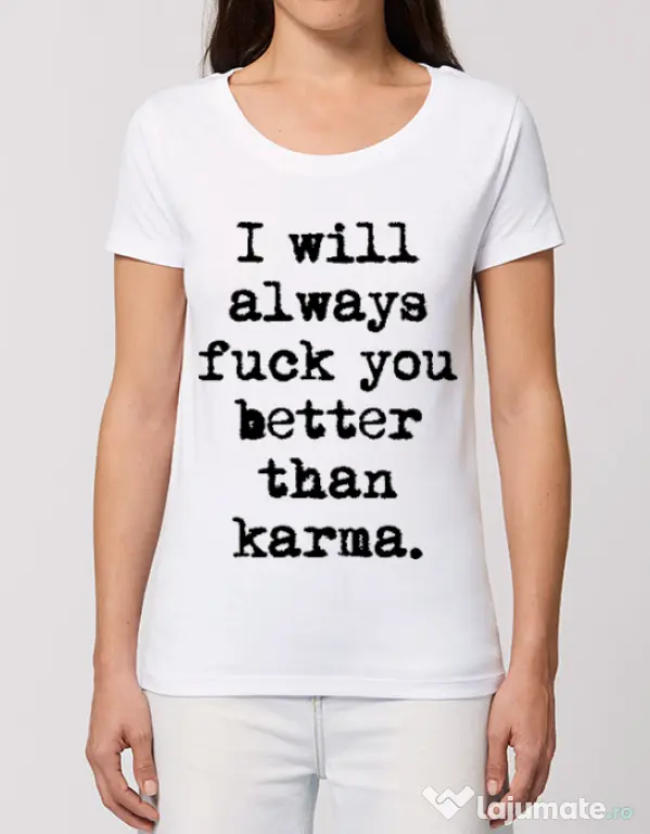 Tricou STANLEY STELLA dama Better than karma Alb