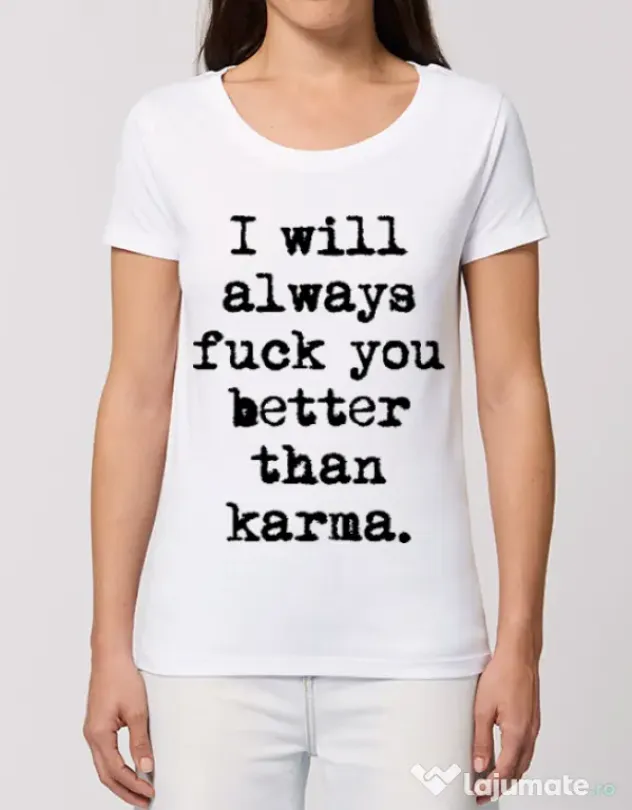 Tricou STANLEY STELLA dama Better than karma Alb