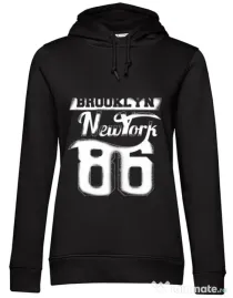 Hoodie dama cu gluga Brooklyn Negru