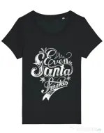 Tricou STANLEY STELLA dama Even santa smokes Negru