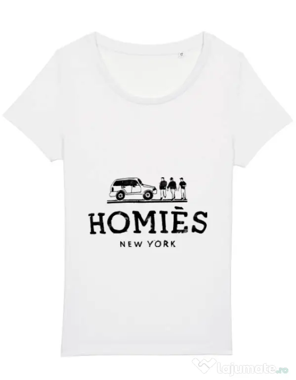 Tricou STANLEY STELLA dama Homies Alb