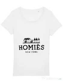 Tricou STANLEY STELLA dama Homies Alb