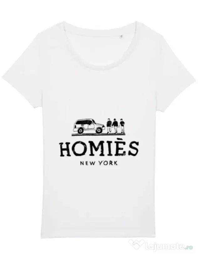 Tricou STANLEY STELLA dama Homies Alb
