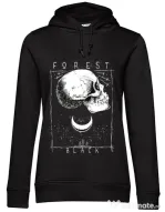 Hoodie dama cu gluga Forest Black Negru