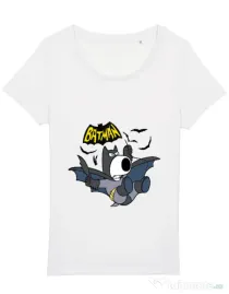 Tricou STANLEY STELLA dama Bat Brian Alb