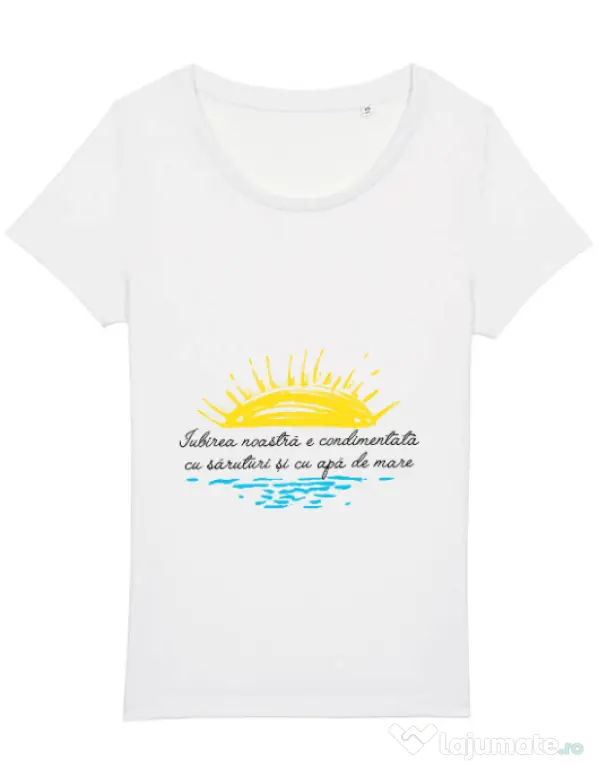 Tricou STANLEY STELLA dama Iubirea noastra Alb