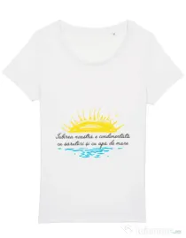 Tricou STANLEY STELLA dama Iubirea noastra Alb