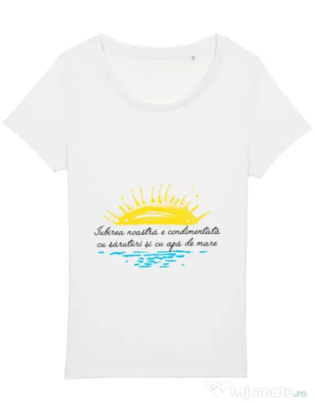 Tricou STANLEY STELLA dama Iubirea noastra Alb