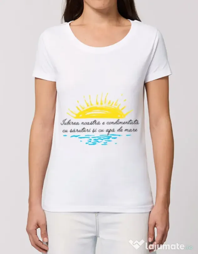 Tricou STANLEY STELLA dama Iubirea noastra Alb