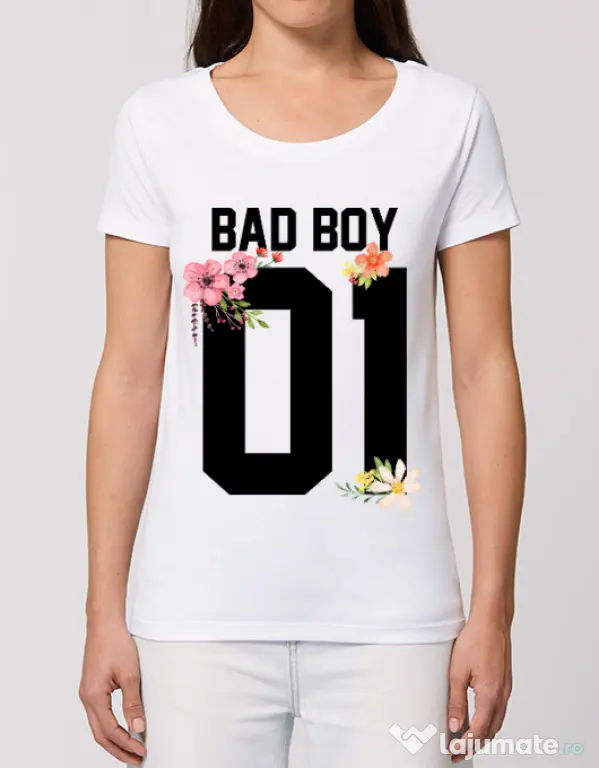 Tricou STANLEY STELLA dama Bad boy Alb